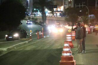 Santo André finaliza obras na primeira faixa do Viaduto Juscelino Kubitschek em apenas 12 dias