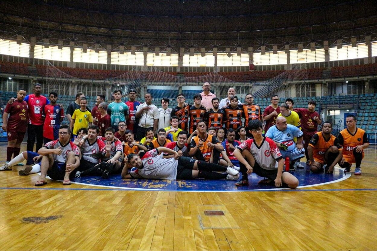 Parceria entre o Andreense, Instituto JR e Prefeitura de São Bernardo do Campo cria escola de futebol para crianças com Síndrome de Down