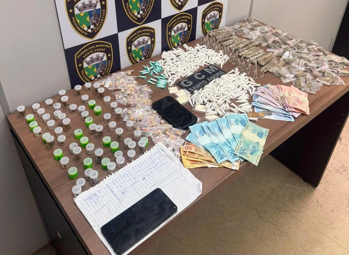Operação da GCM de Santo André na Chácara da Baronesa prende dois por trafico de drogas