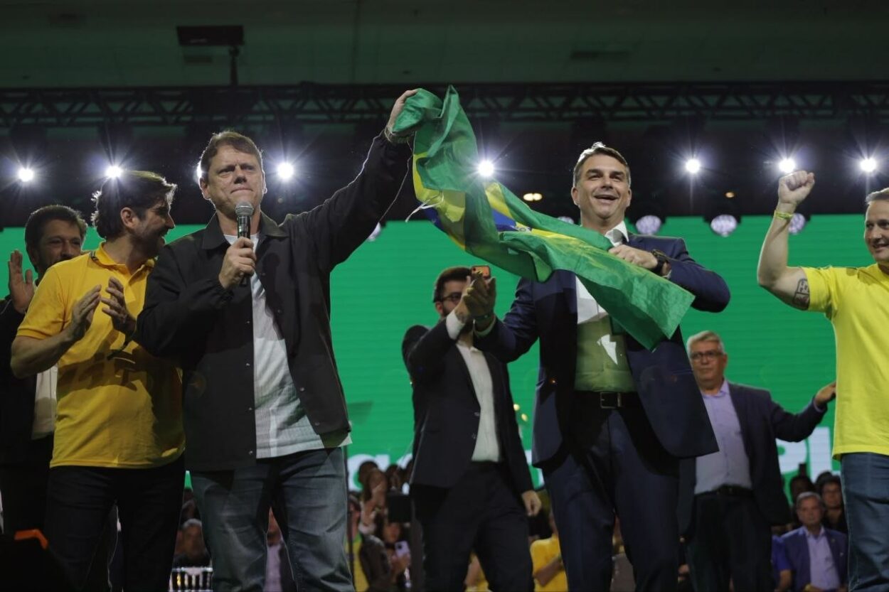 Tarcísio participa da convenção nacional do PL e reforça apoio ao palanque nacional
