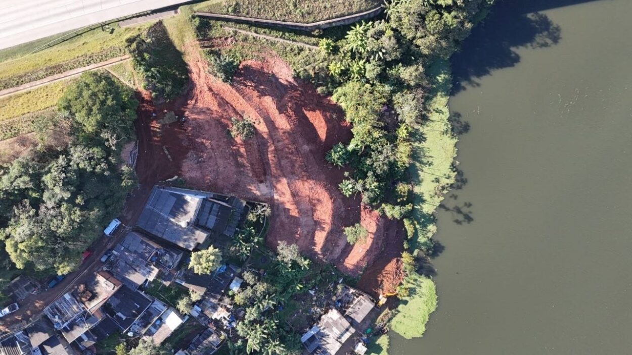 Área degradada às margens da Billings, em Santo André, recebe recuperação ambiental