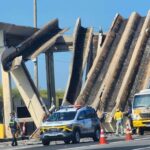 Motorista morre após carro bater em pedágio e derrubar estrutura em Campinas
