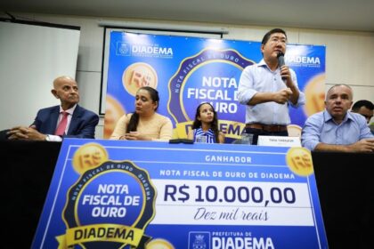 Nota Fiscal de Ouro de Diadema realiza mais uma premiação nesta terça (4/8)