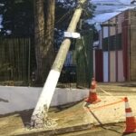Vendaval derruba árvores e postes e deixa moradores sem energia em Diadema