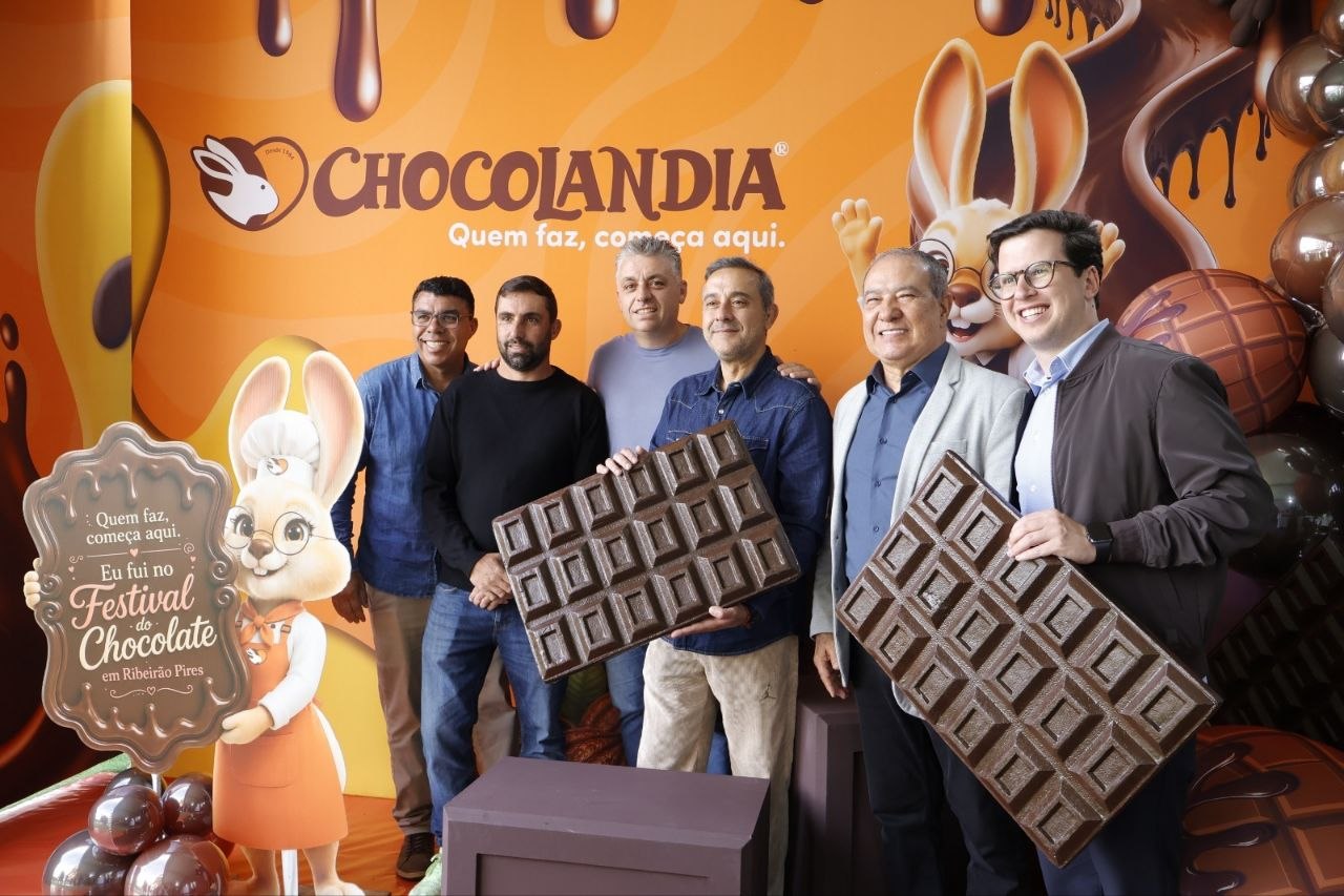 Parceira oficial do Festival do Chocolate 2026, rede especializada em confeitaria abre loja temporária no Centro de Ribeirão Pires
