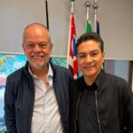 Prefeito Tite Campanella recebe visita do presidente nacional do Republicanos, deputado federal Marcos Pereira