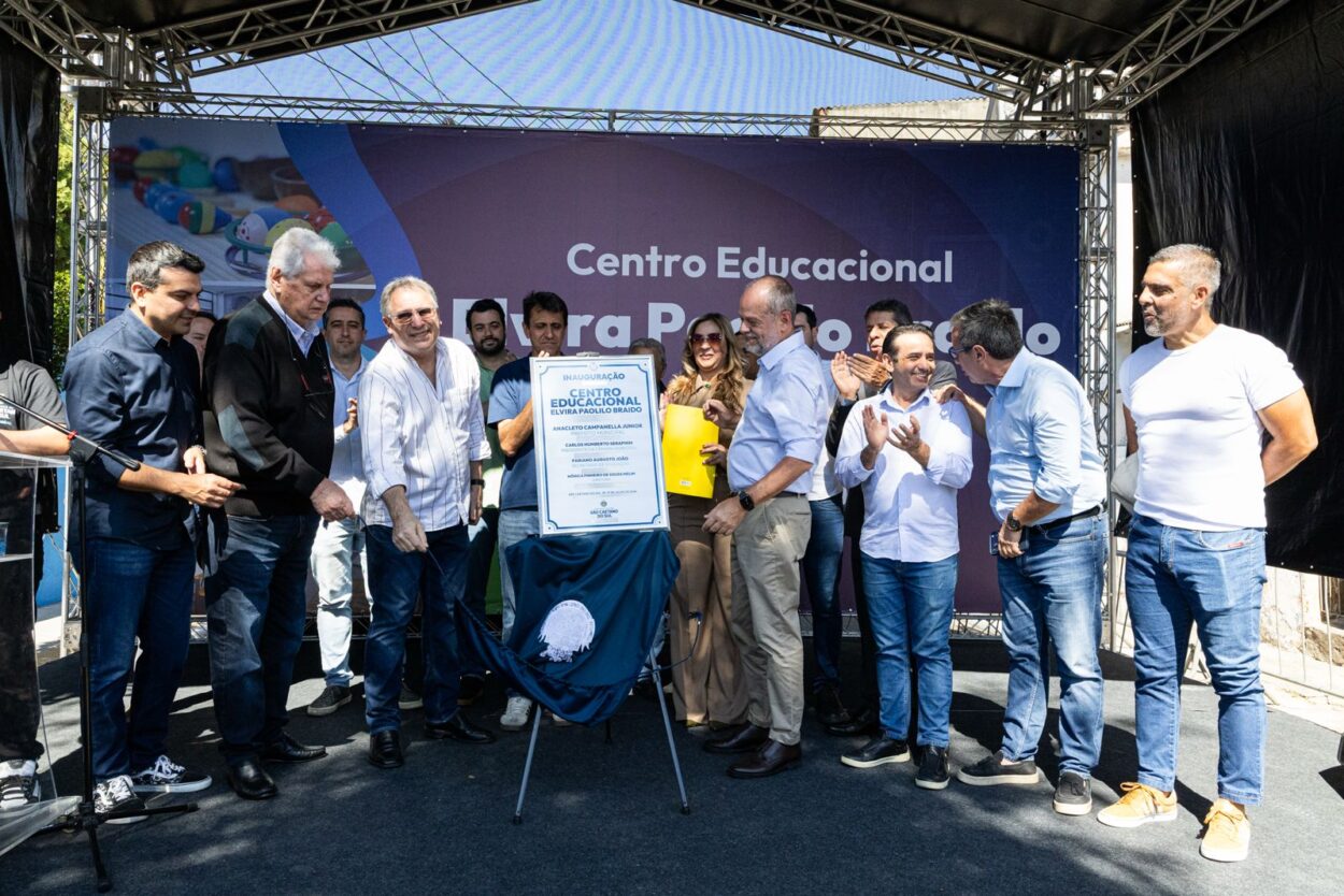 Prefeitura de São Caetano do Sul inaugurou nesta sexta-feira (31/7) o Centro Educacional Aprender Mais Elvira Paolilo Braido