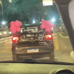 Carreata emociona São Bernardo após moradora vencer etapa contra o câncer