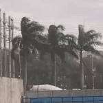 Ventos fortes de até 90 km/h já atingem o ABC e Defesa Civil alerta para temporais até quinta