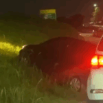 Acidente envolvendo três carros é registrado na alça de acesso à Via Anchieta em São Bernardo
