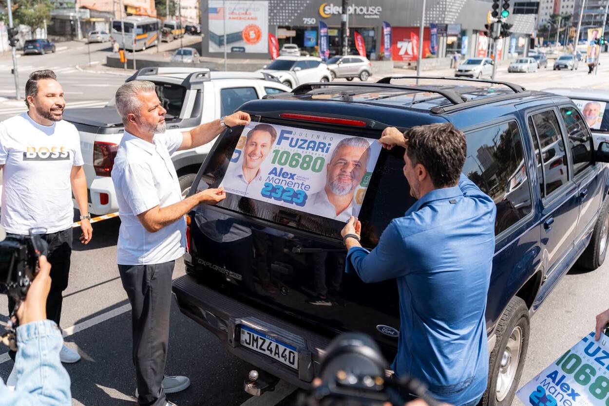 Julinho Fuzari dá pontapé inicial na campanha com mobilização na região central de São Bernardo