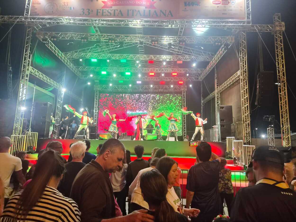 33ª Festa Italiana de São Caetano começa com muita música, Gastronomia e presença de autoridades