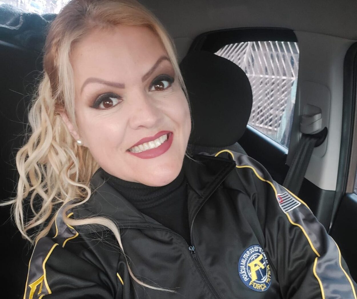 Sargento Rosângela já atuaou na Força Tática da Polícia Militar. Foto: Arquivo Pessoal