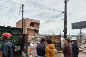 Desabamento no Jardim Calux deixa quatro feridos em São Bernardo