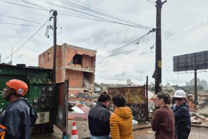 Desabamento no Jardim Calux deixa quatro feridos em São Bernardo