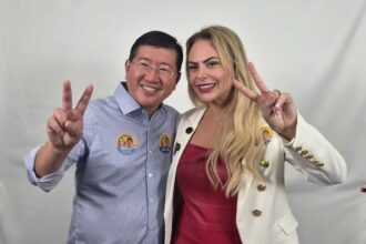 Regina Nunes e Taka Yamauchi reforçam aliança política em ato de campanha em Diadema