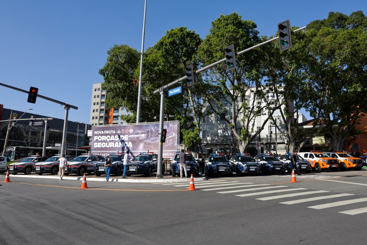 São Caetano renova frota de segurança com 25 novos veículos integrados por inteligência artificial