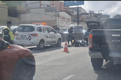 Acidente na Avenida Lions provoca forte congestionamento em São Bernardo
