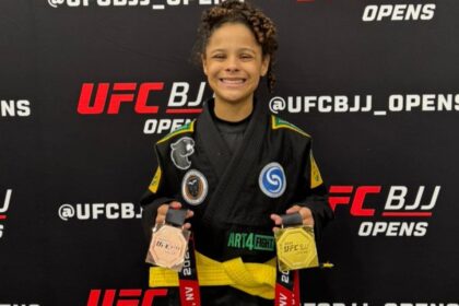 Rebeca Bem-Te-Vi conquista ouro e bronze em competição internacional de jiu-jítsu, em Las Vegas, nos EUA