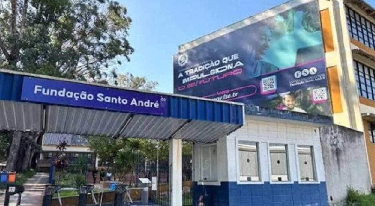 Suspeito de tentativa de roubo corre em direção à fundação Santo André e deixa estudantes em alerta