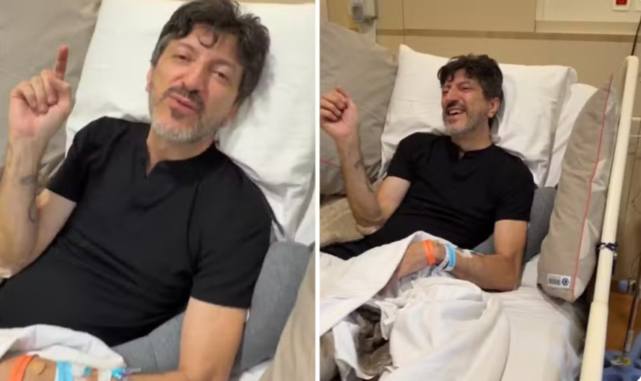 Em recuperação no hospital, Lito Sousa comemora a marca de 4 milhões de seguidores. Foto: Reprodução
