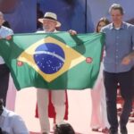 Ao lado de Alckmin e Haddad, Lula volta ao berço político no ABC e abre campanha com ato na Vila Euclides. Foto: Rerodução/ Youtube