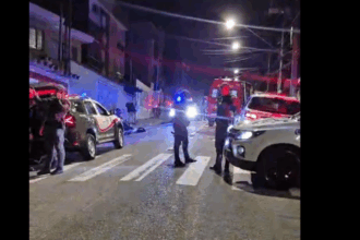 Ação de atirador desconhecido evita roubo e termina com suspeito sem vida em Santo André