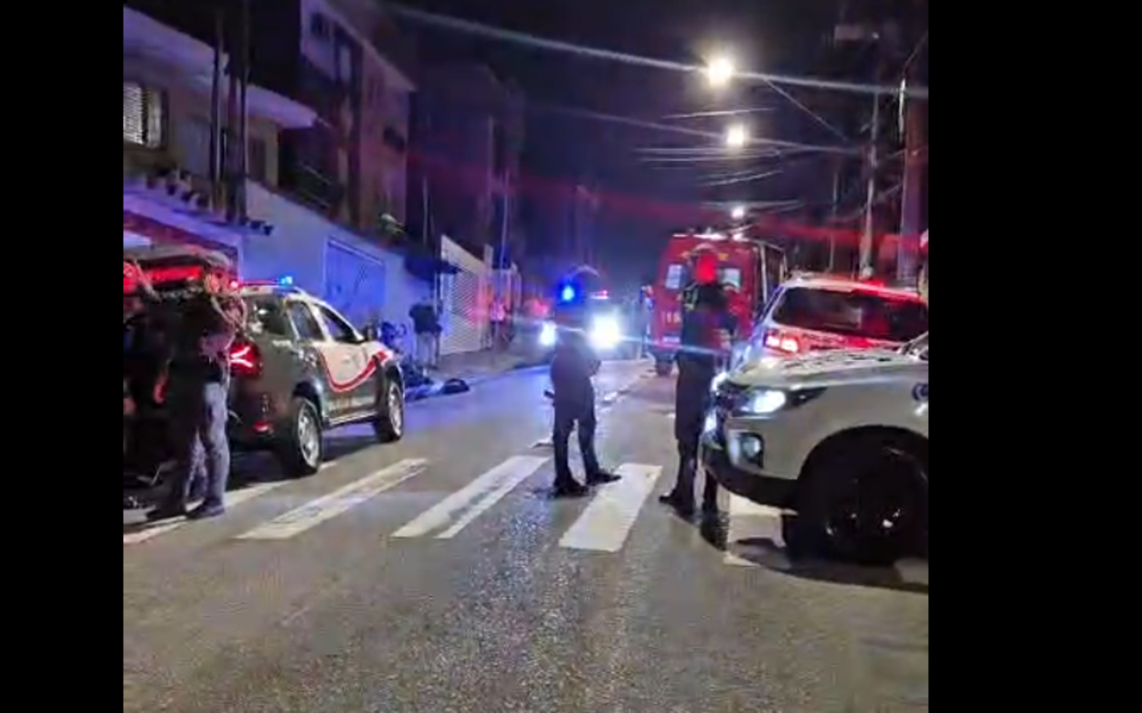Ação de atirador desconhecido evita roubo e termina com suspeito sem vida em Santo André