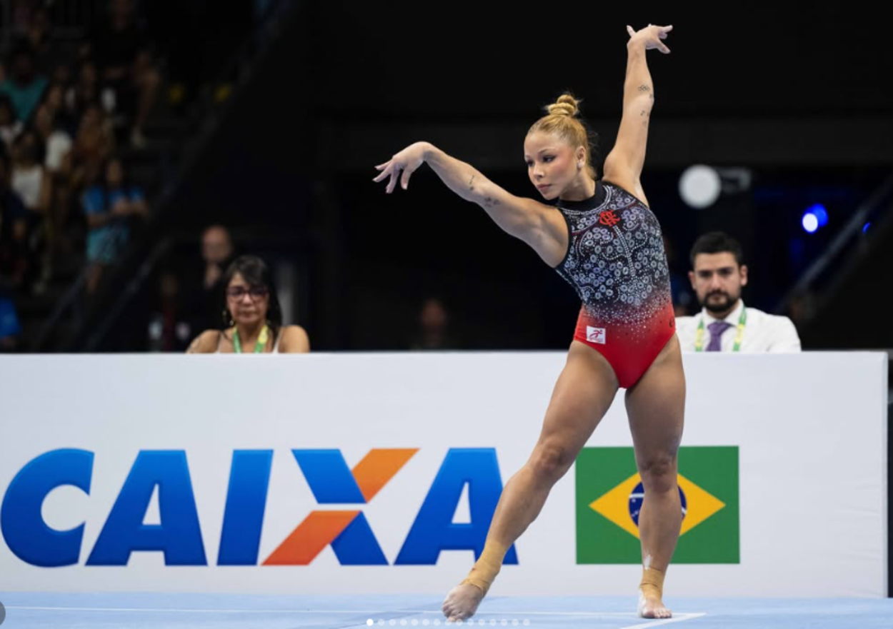 Flávia Saraiva brilha em Brasília e conquista dois ouros no Brasileiro de Ginástica Artística