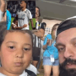 Pai grava vídeo agradecendo Neymar após atacante acolher sua filha choro no gramado