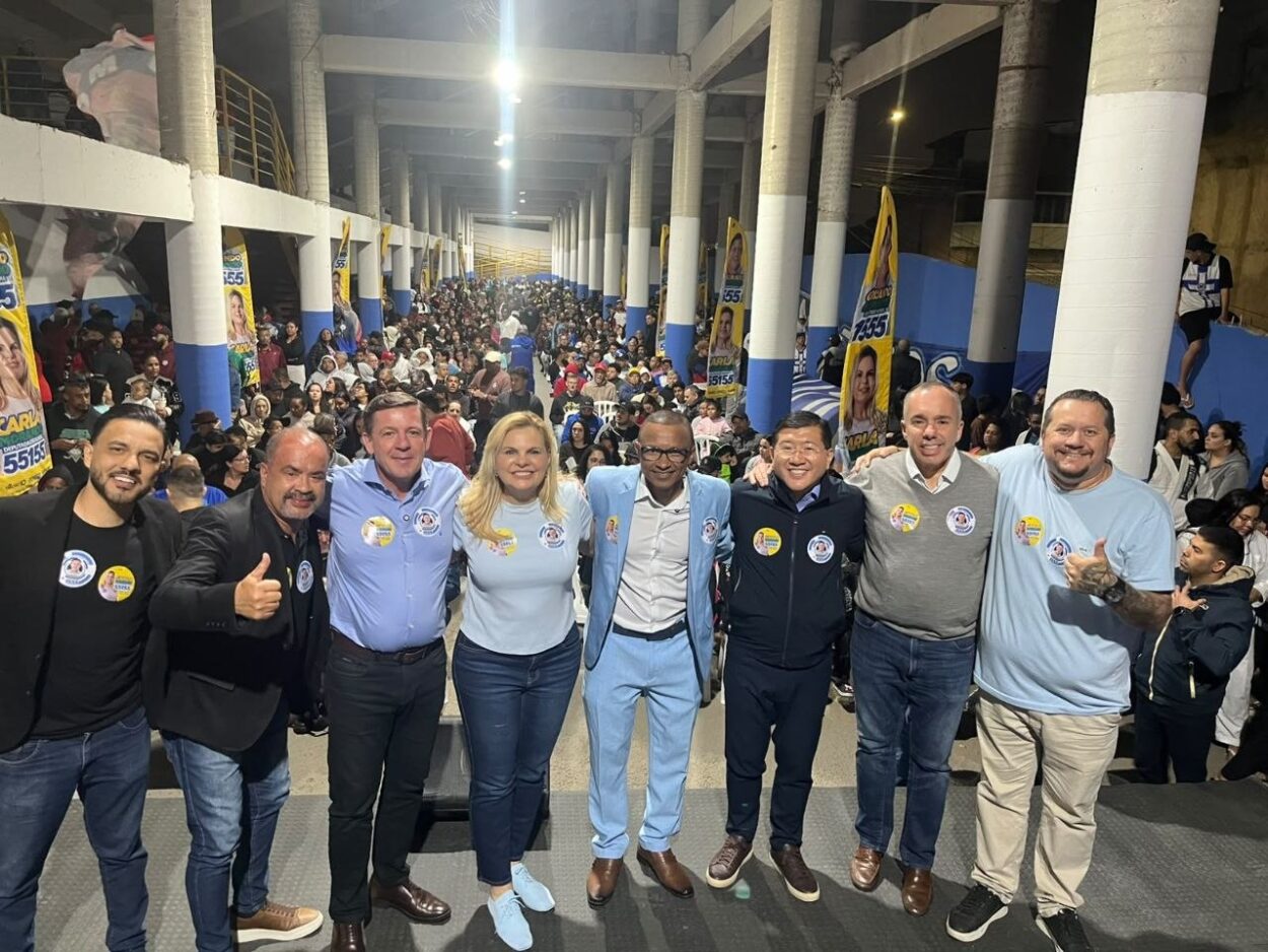 Prefeito Taka entra de vez nas campanhas de Carla e Orlando Morando ao lado da maioria da Câmara de Diadema