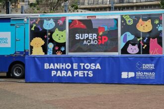 Carreta Caminhos da Capacitação oferece curso gratuito de Banho e Tosa para Pets em São Caetano