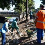Santo André realiza obras para recuperar margem do Ribeirão dos Meninos