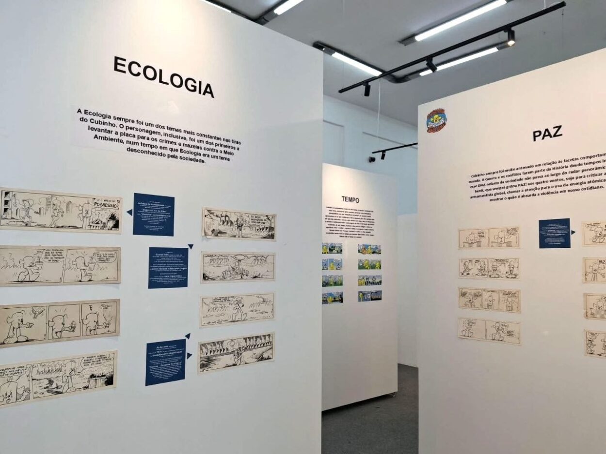 Secretaria de Cultura de São Caetano realiza exposição sobre os 50 anos de Cubinho, criação do cartunista Mario Mastrotti