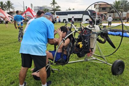 Ribeirão Pires abre inscrições para 3º Voo de Paramotor Inclusivo voltado ao público 60+