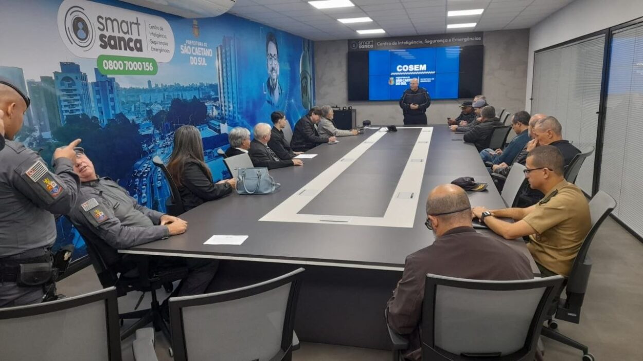Reunião do Cosem enfatiza momento positivo da segurança pública para a sociedade de São Caetano