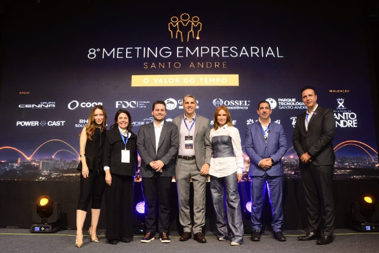 8º Meeting Empresarial de Santo André reúne 700 pessoas no auditório do Parque Tecnológico