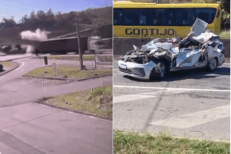 Queda de passarela deixa dois mortos e bloqueia a Rodovia Fernão Dias em Vargem