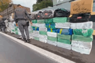 Carga enorme: quase 3 toneladas de maconha são encontradas em caminhão no interior de SP