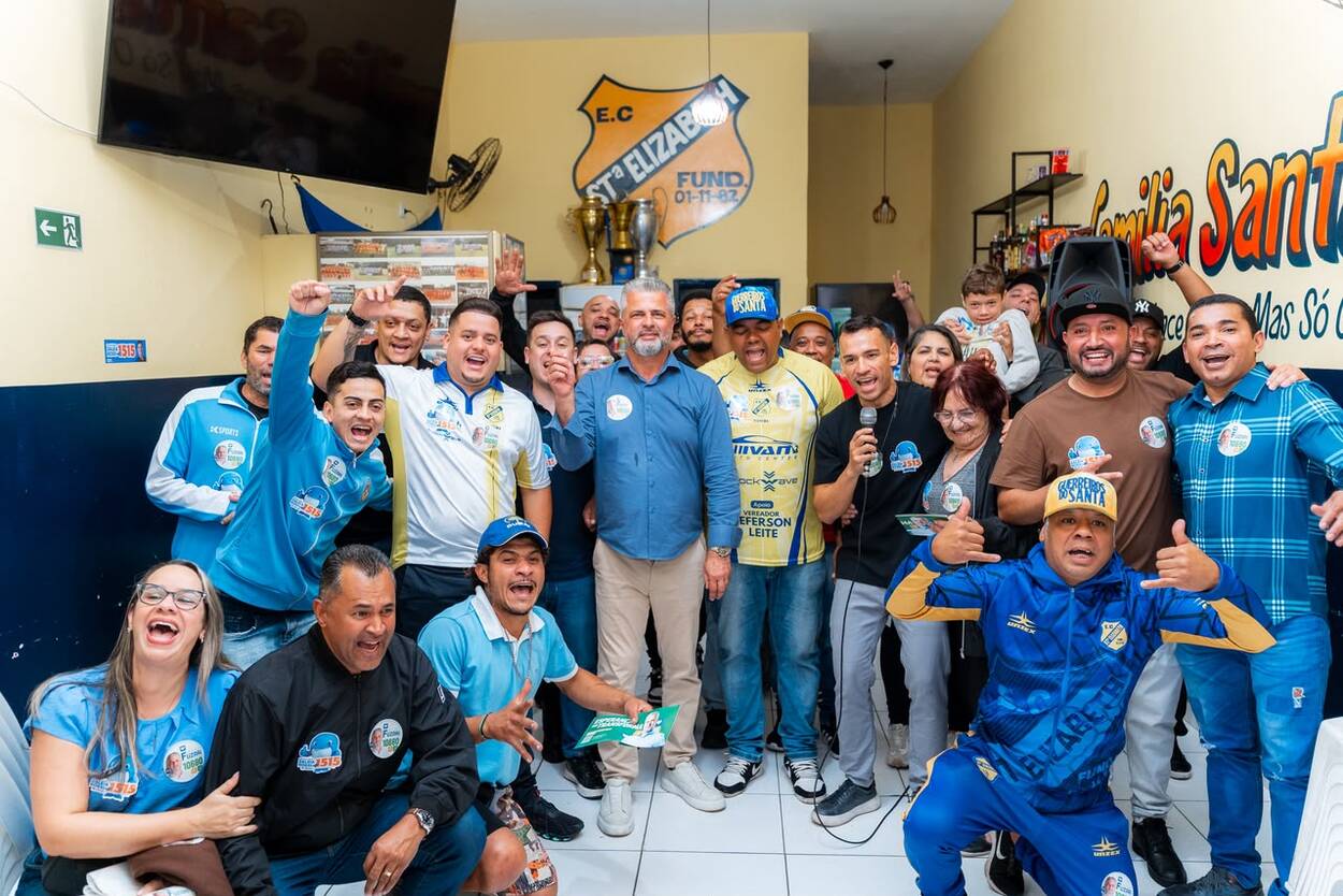 Em encontro com integrantes da diretoria do EC Santa Elizabeth, time de várzea da cidade, parlamentar e candidato a estadual destacou proposta de viabilizar unidades em todas as regiões administrativas