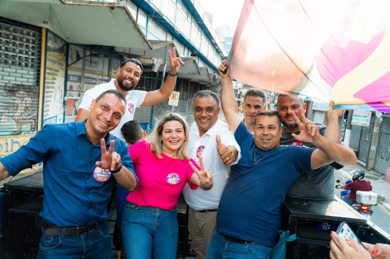 Na reta final da campanha, Ivan Silva leva propostas aos eleitores em grande motociata por vias centrais de São Bernardo