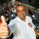 Mobilização do parlamentar e candidato a deputado estadual contou com ampla adesão de apoiadores e motoboys de São Bernardo