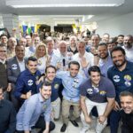 Com apoio do vice-governador e de Derrite, Carla e Orlando Morando inauguram comitê em São Caetano