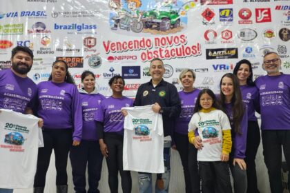 Mesmo com frio e chuva, 20º Passeio Inclusivo reúne cerca de 200 participantes em Ribeirão Pires
