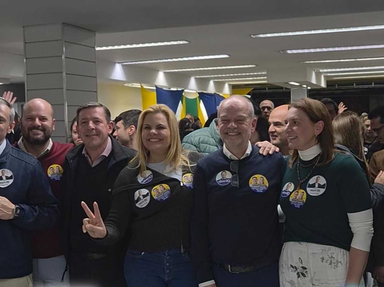 Em evento de campanha, Tite Campanella e casal Morando criticam STF e conjuntura política do país