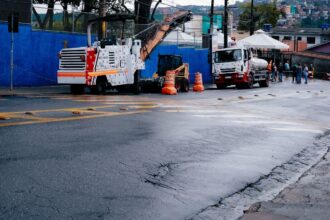 Prefeitura de São Bernardo leva Programa Minha Rua Nova ao Jardim Silvina com pavimentação de 25 vias