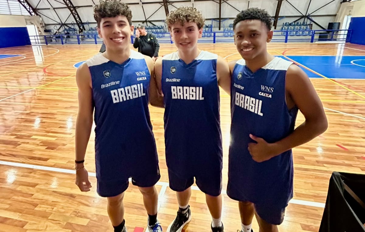Trio de São Bernardo é convocado para a Seleção Brasileira Sub-16 de basquete