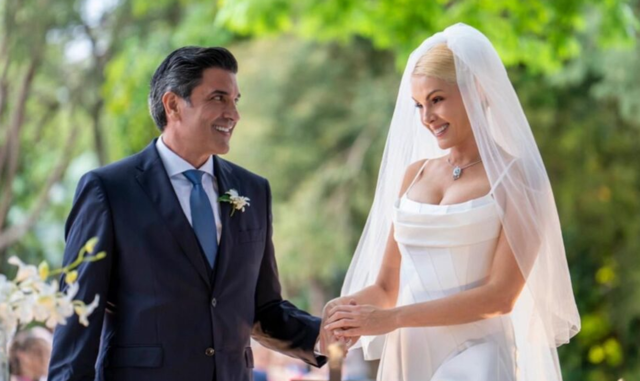 Ana Hickmann e Edu Guedes se casam em cerimônia religiosa no interior de SP