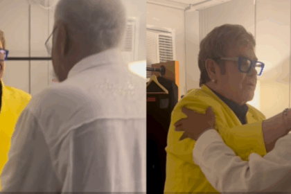 Encontro de lendas: Elton John rasga elogios a Gilberto Gil nos bastidores do Rock in Rio