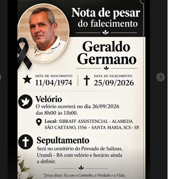Falecimento do Pedreiro Gerado gerou comoção em Santo André.